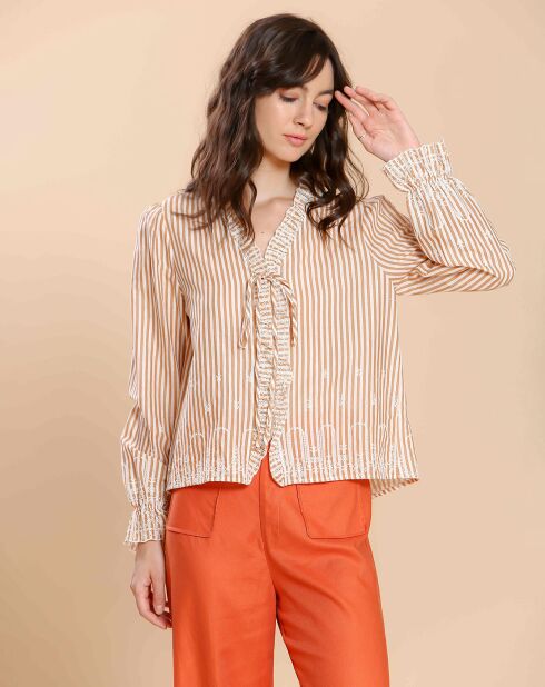 Blouse Marion camel