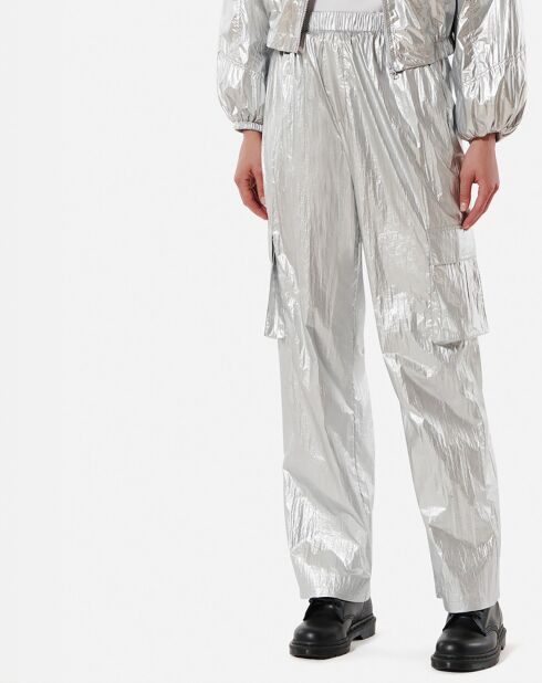 Pantalon Eminem argenté