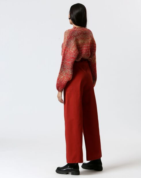 Pull Jade rouge