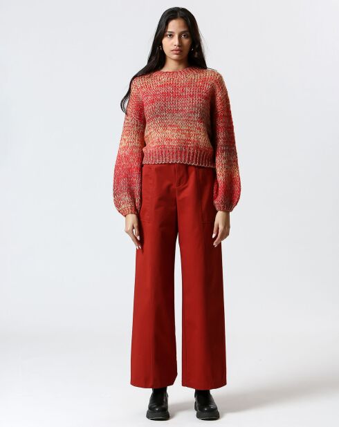 Pull Jade rouge