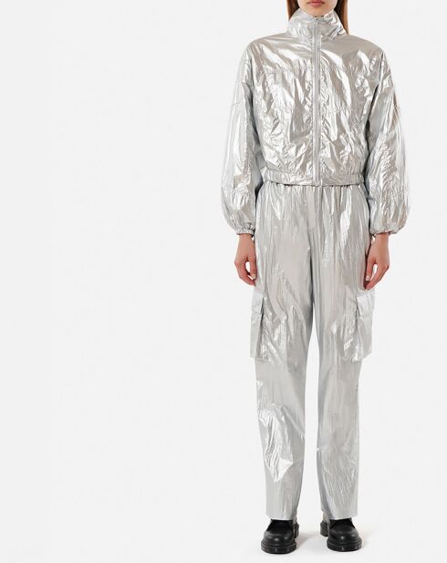 Pantalon Eminem argenté