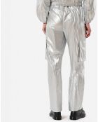 Pantalon Eminem argenté