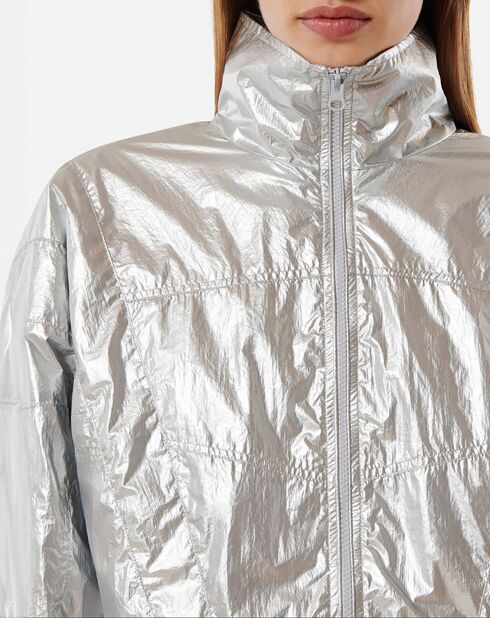 Veste Eminem argentée