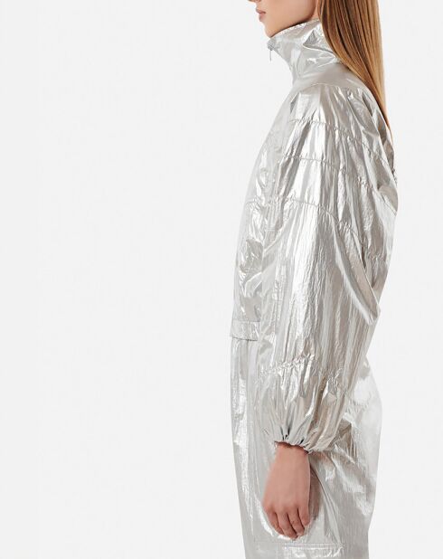 Veste Eminem argentée