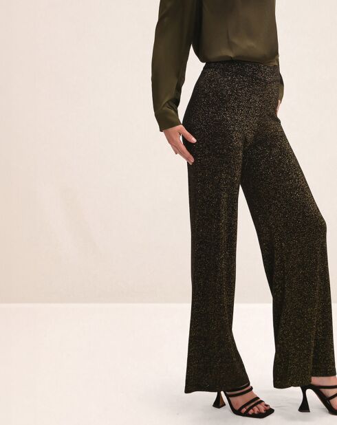 Pantalon Grease doré