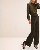 Pantalon Grease doré