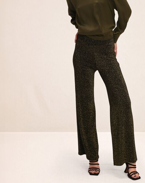 Pantalon Grease doré