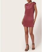 Wüstenrosafarbenes Diva Kurzkleid