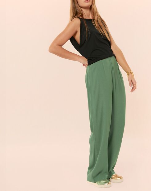 Petrolgroene broek van Bill