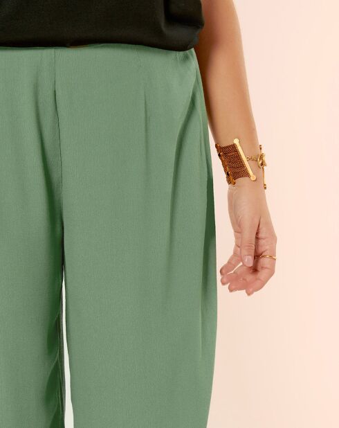 Petrolgroene broek van Bill