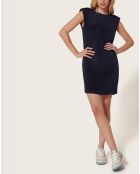 Robe Diva en soie mélangée minuit