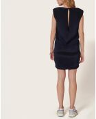 Robe Diva en soie mélangée minuit