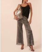 Pantalon Steevie argenté