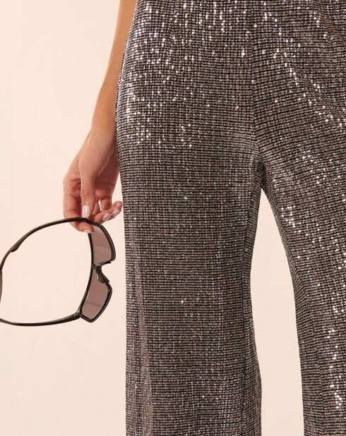 Pantalon Steevie argenté