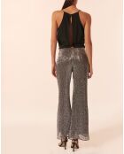 Pantalon Steevie argenté