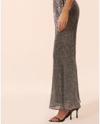 Pantalon Steevie argenté
