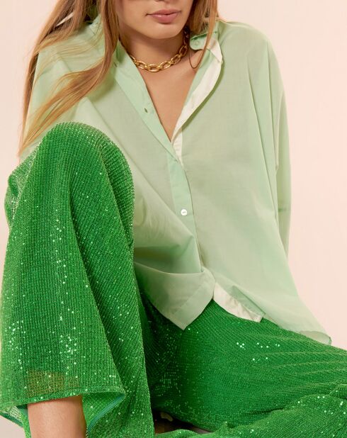 Pantalon Steevie citron vert