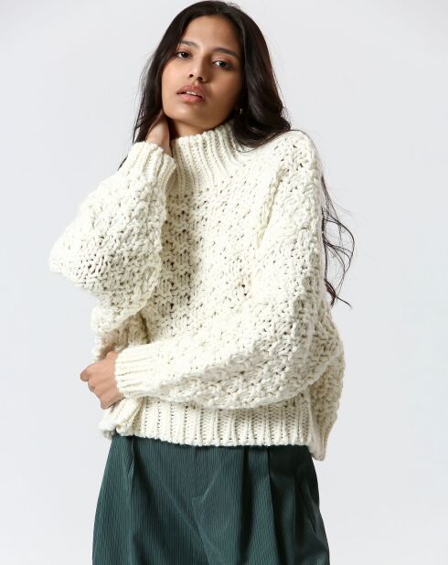 Pull Adèle blanc