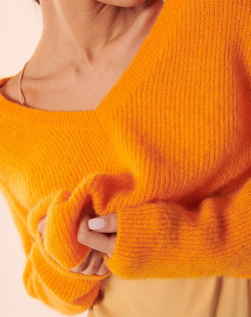 Pull Lucien en laine mélangée spritz