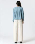 Blouse Léonie bleue