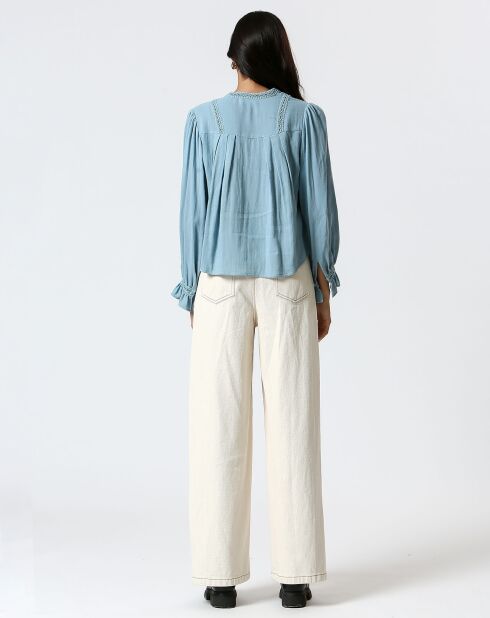 Blouse Léonie bleue