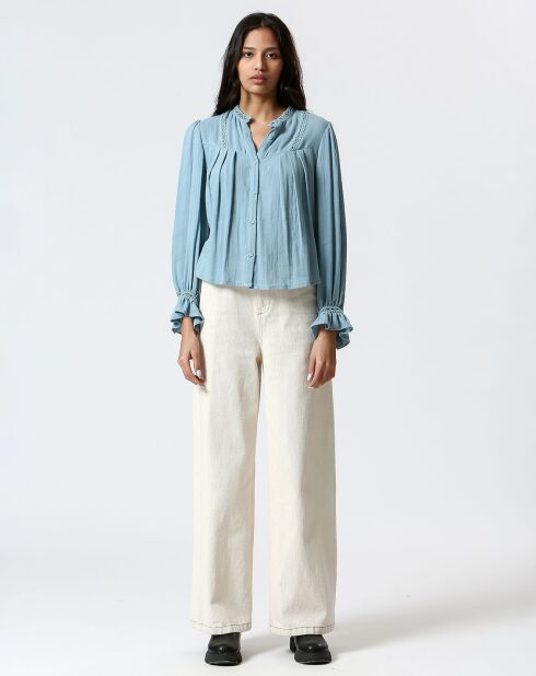 Blouse Léonie bleue