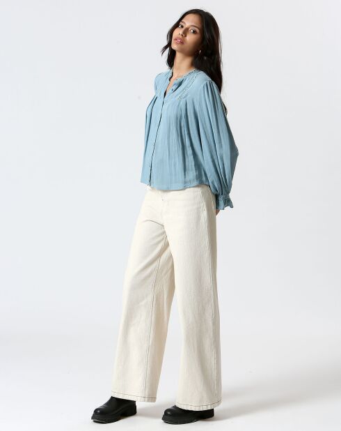 Blouse Léonie bleue