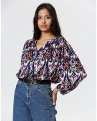 Blouse Alix violette