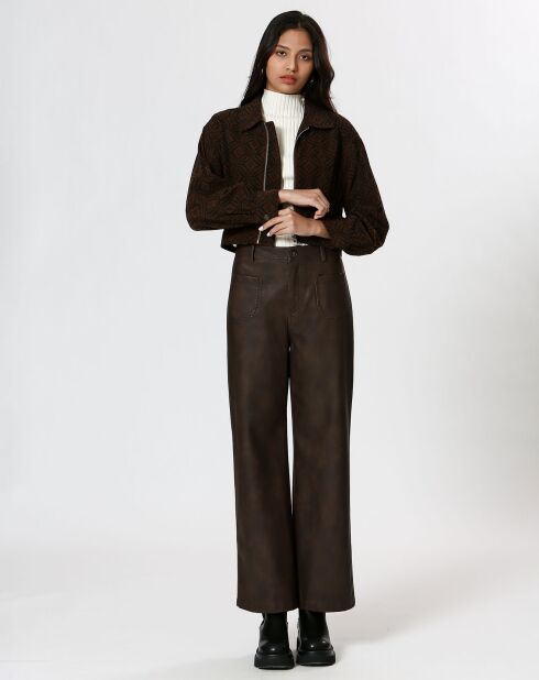 Pantalon Diane marron