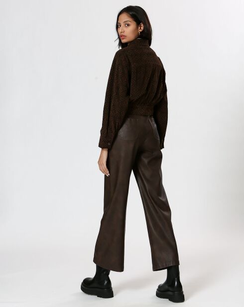 Pantalon Diane marron