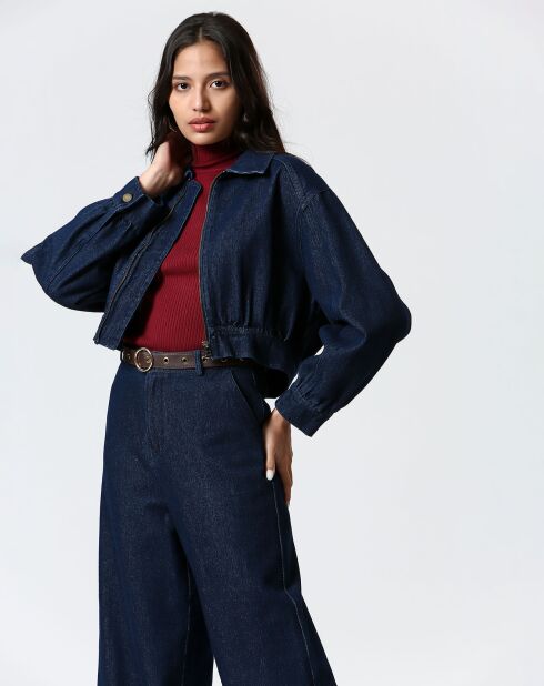 Veste en jean Salomé bleue