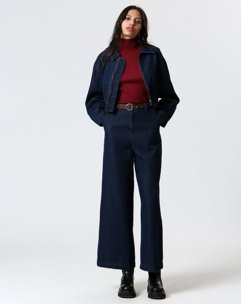 Veste en jean Salomé bleue