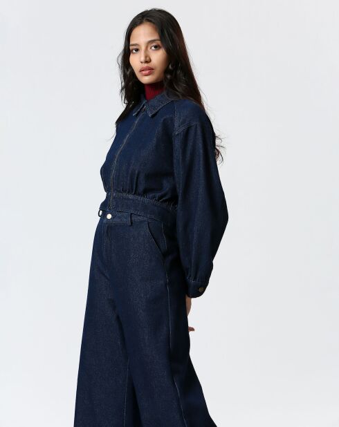 Veste en jean Salomé bleue