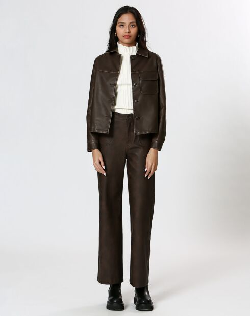 Veste Sarra marron