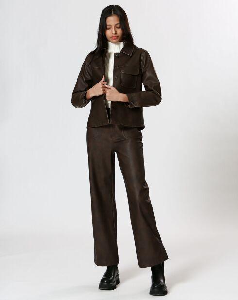 Veste Sarra marron
