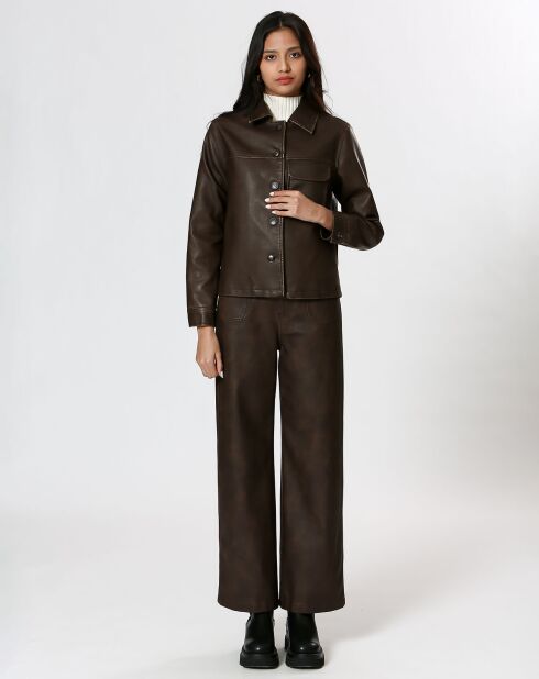 Veste Sarra marron