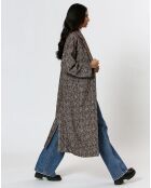 Manteau en Laine mélangée Inès marron