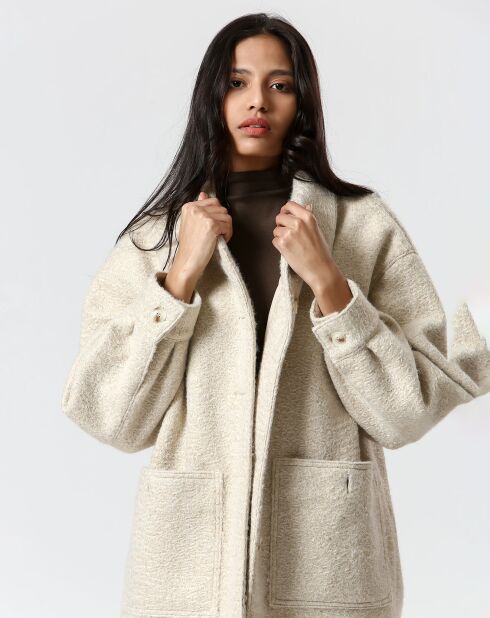 Manteau Célia blanc