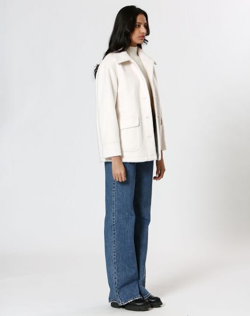 Manteau Célia blanc