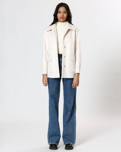 Manteau Célia blanc