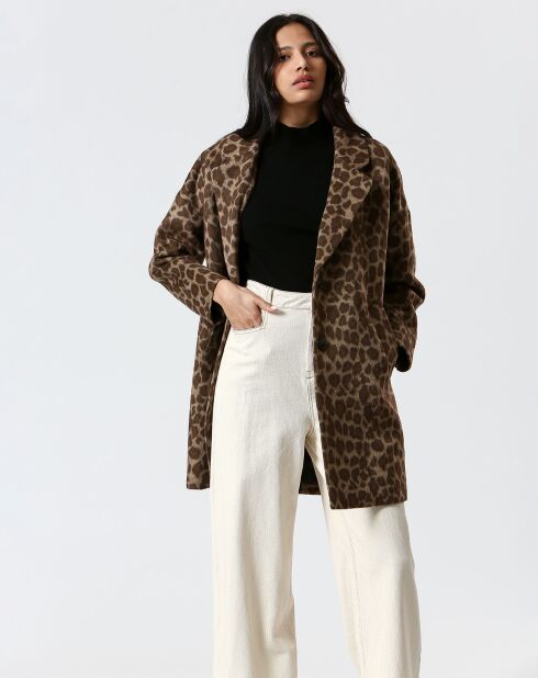 Manteau Melinda marron