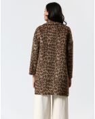 Manteau Melinda marron