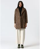 Manteau Melinda marron