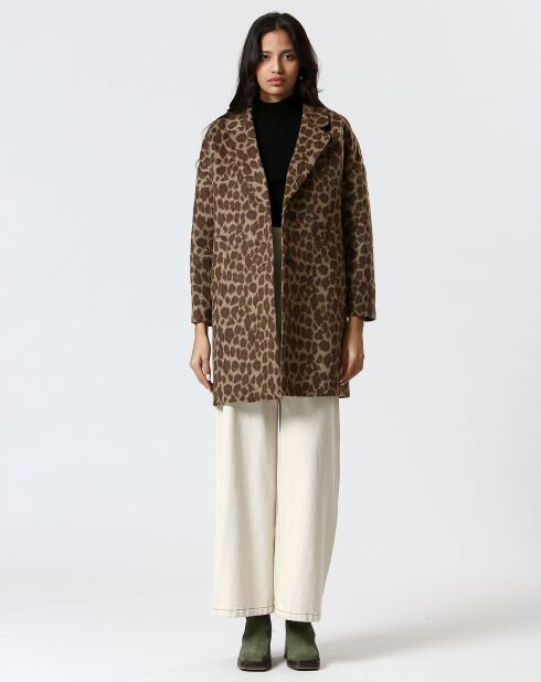 Manteau Melinda marron
