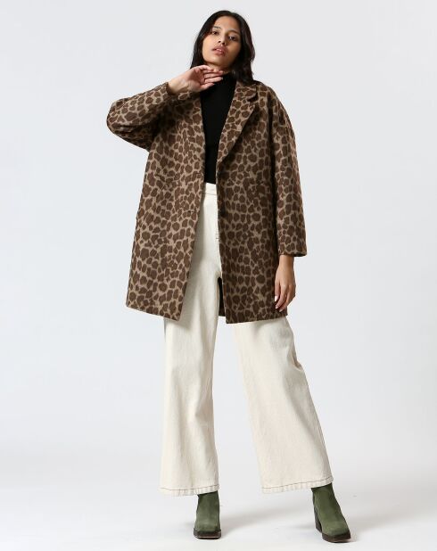 Manteau Melinda marron