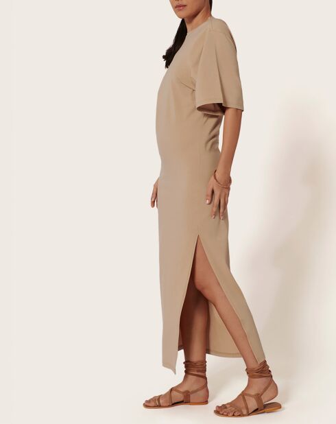 John champagne rosé jurk