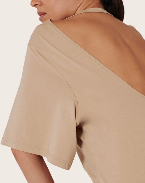 John champagne rosé jurk