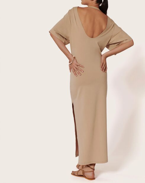 John champagne rosé jurk