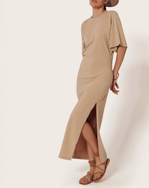 John champagne rosé jurk