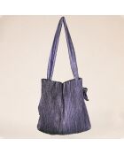 Sac Pink en cuir crack sirop violet